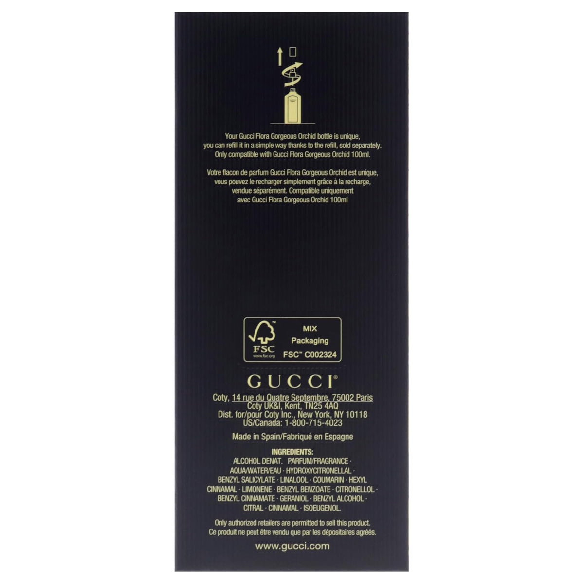 Gucci Flora Gorgeous Orchid Eau De Parfum 100ml