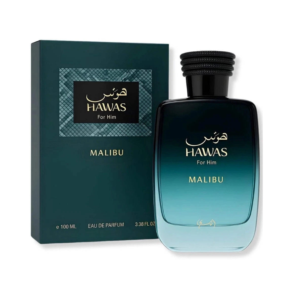 Rasasi Hawas Malibu for Men 3.38 oz 100ml EDP Spray