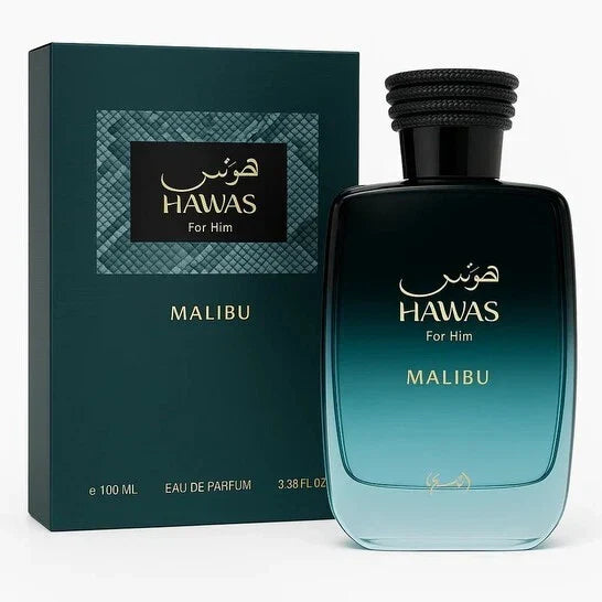 Rasasi Hawas Malibu for Men 3.38 oz 100ml EDP Spray