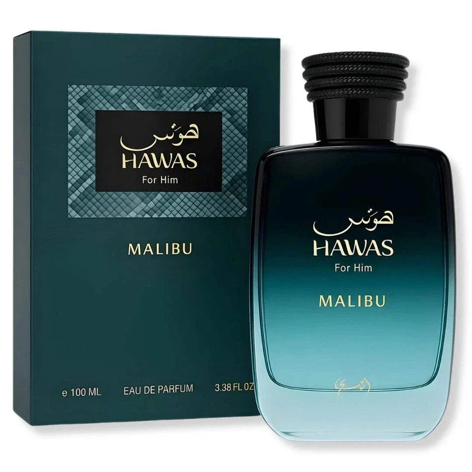 Rasasi Hawas Malibu for Men 3.38 oz 100ml EDP Spray