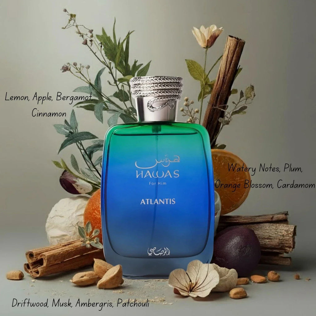 Hawas Atlantis by Rasasi 100ml EDP spray for Men