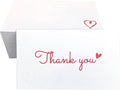 100 Little Thank You Cards Gold Heart Design Bulk Thank you Notes for All
