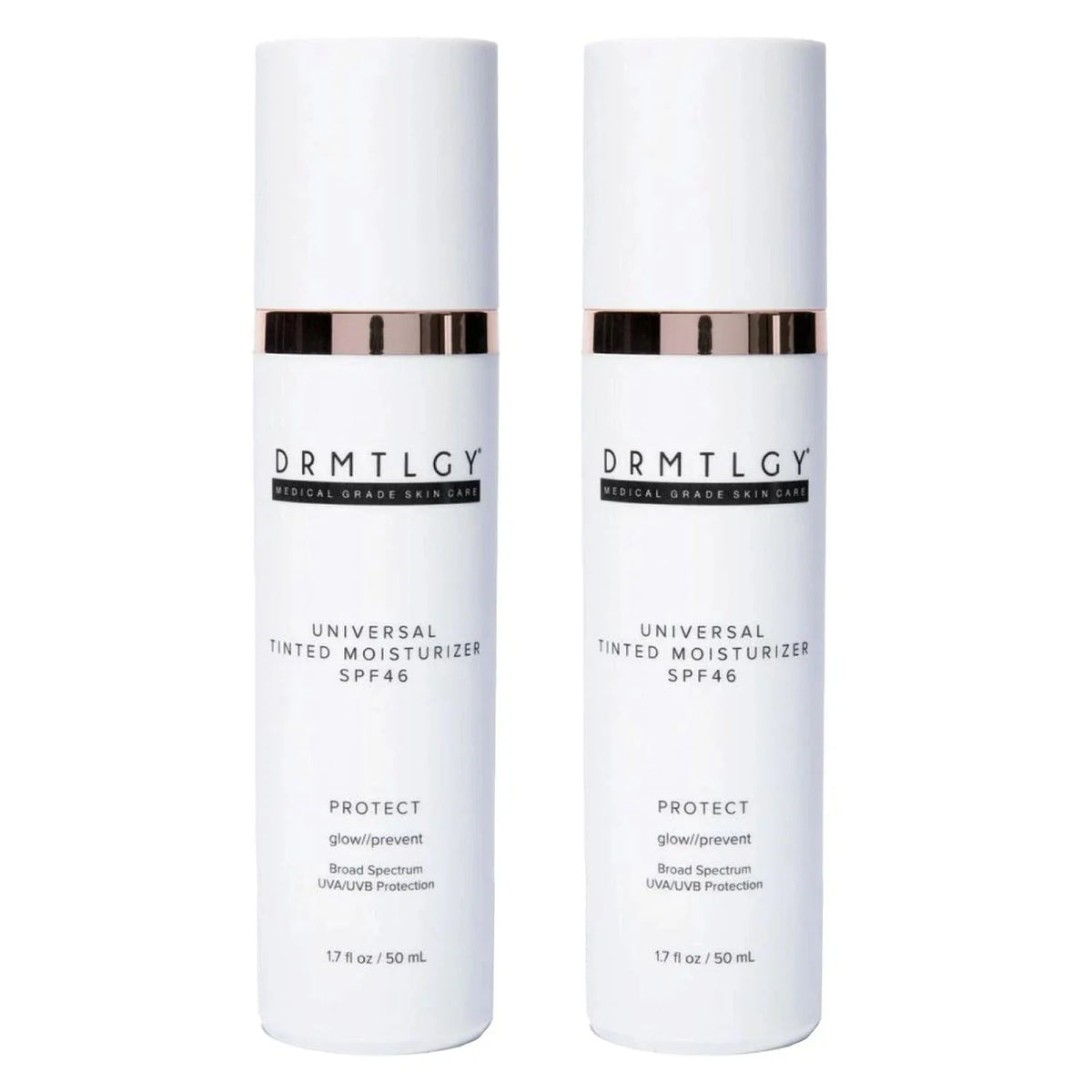 2 pack drmtlgy Universal Tinted Moisturizer SPF 46