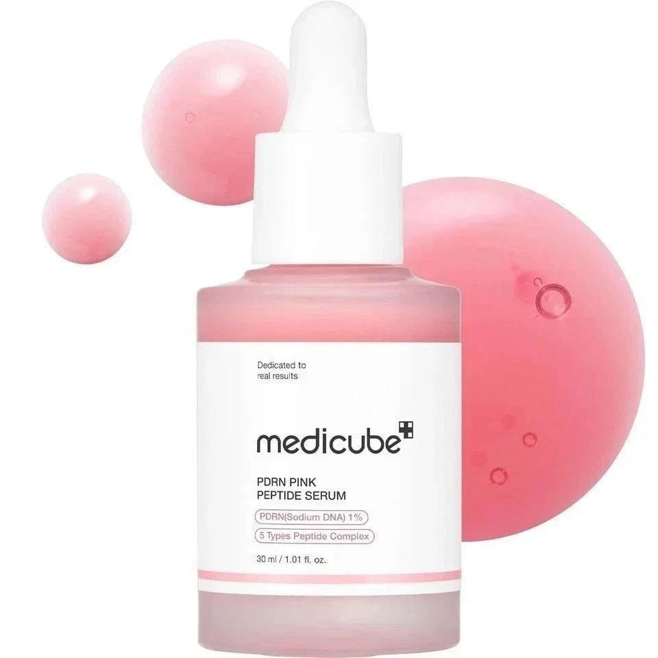 medicube PDRN Pink Peptide Serum 30ml / 1.01 oz– SALMON DNA For Anti-Aging Care