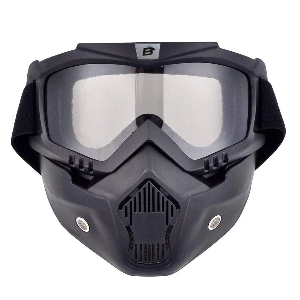 Full Face Mask Goggles Foam Padded Shatterproof Anti Fog perfect for Burning Man