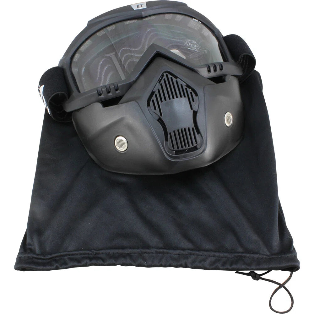 Full Face Mask Goggles Foam Padded Shatterproof Anti Fog perfect for Burning Man