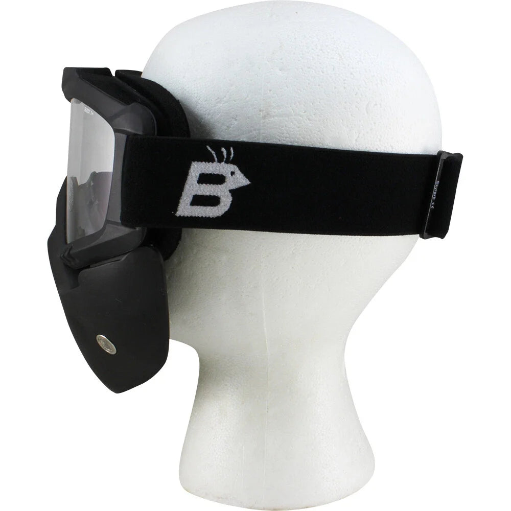 Full Face Mask Goggles Foam Padded Shatterproof Anti Fog perfect for Burning Man